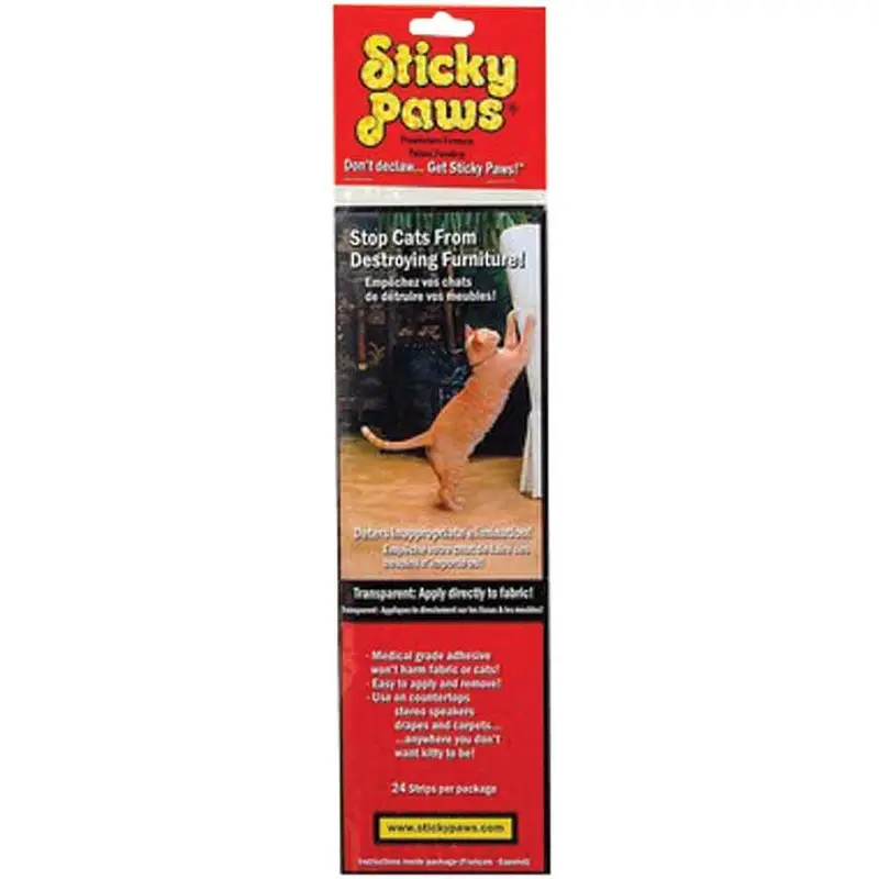 Sticky Paws - Furniture Strips - 24 pk