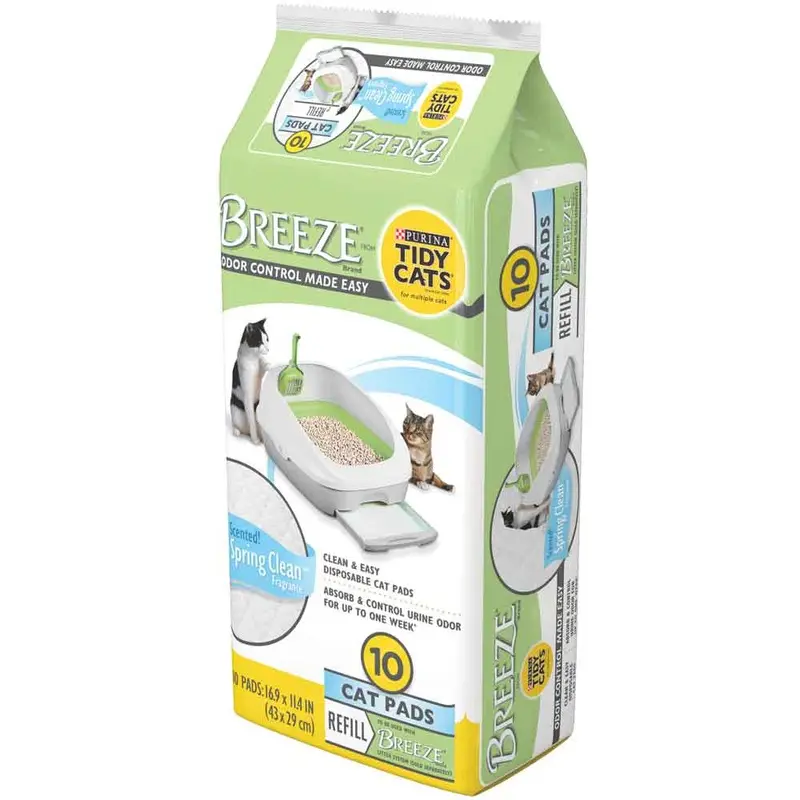 Tidy Cat Breeze Scented Refill Pad - 10 ct