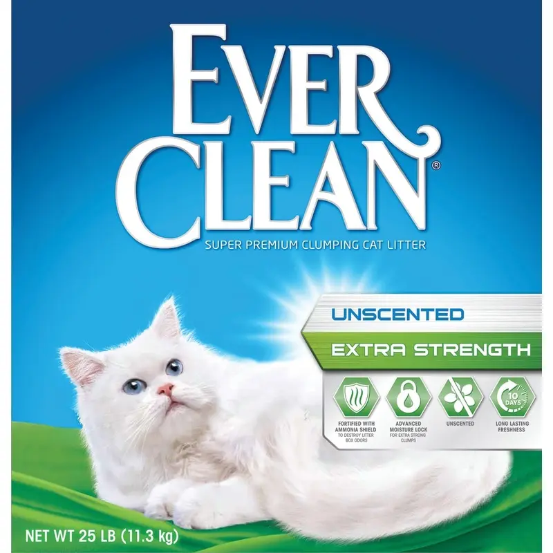 Everclean Extra Strength Unscented Cat Litter - 25 lb.