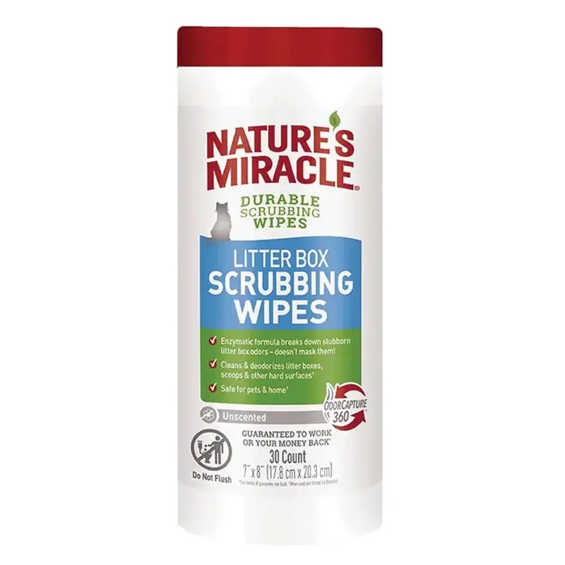 Nature's Miracle - Litter Box Scrubbing Wipes 30ct.