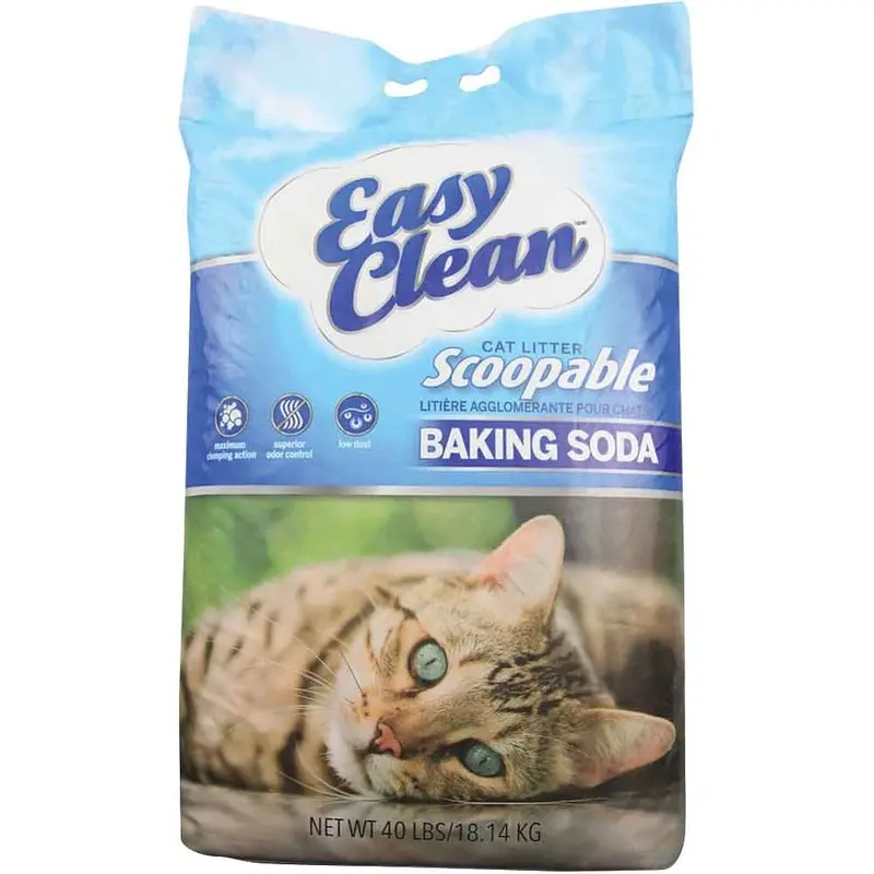 PESTELL CLUMP CAT LITTER WITH BAKING SODA - 40 LBS.
