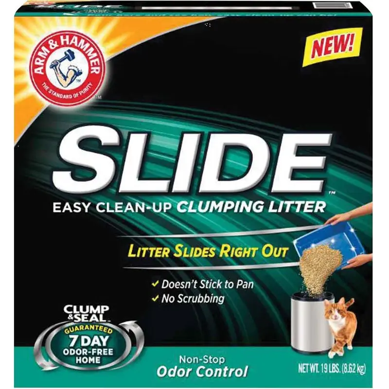 Slide Non-Stop Cat Litter - 19 lb