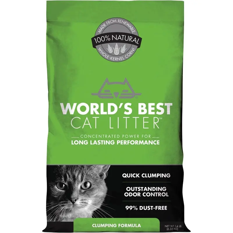 WORLD'S BEST CLUMPING CAT LITTER - 15 LB.