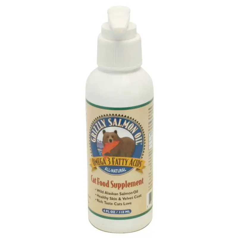 GRIZZLY SALMON OIL PLUS - DOG/CAT - 4 OZ.