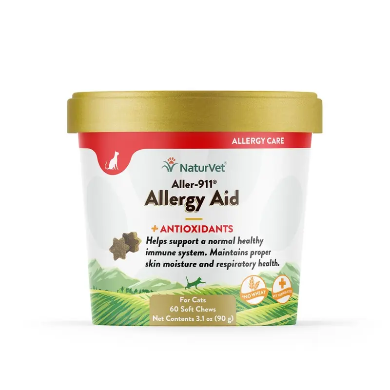 Naturvet Aller-911 Allergy Aid Plus Antioxidants Cats Soft