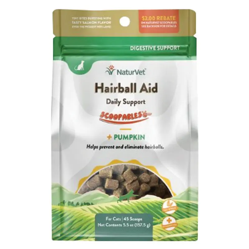 NaturVet Cat Scoopable - Hairball Aid- 11oz