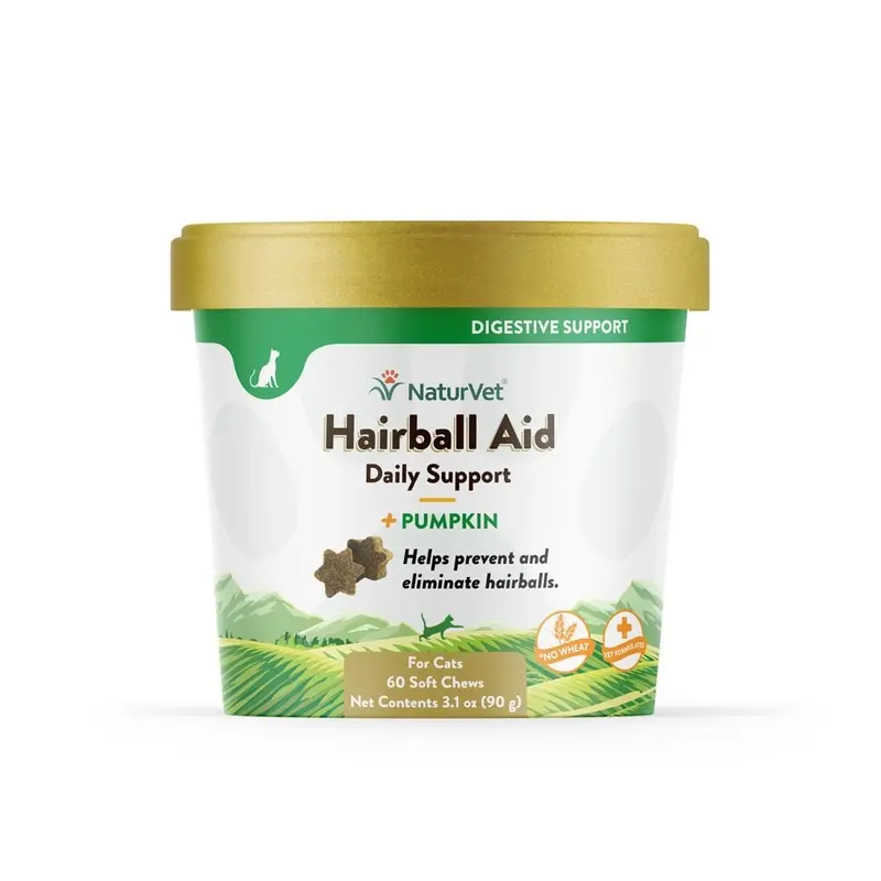 Naturvet Hairball+ Vitamin Support Soft Chew 50 Ct.