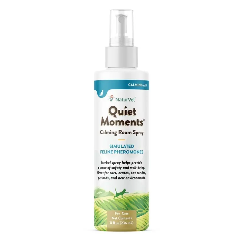 Naturvet Quiet Moments Herbal Calming Spray - Feline - 8 Oz.