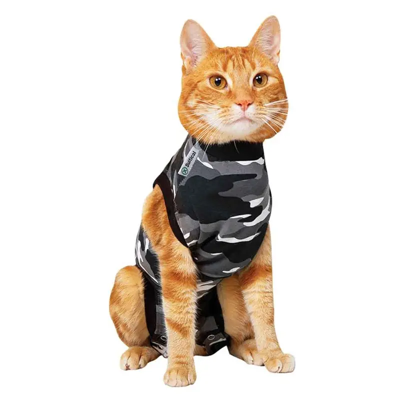 Suitical Black Camo Recovery Suit - Cat - XX-Small