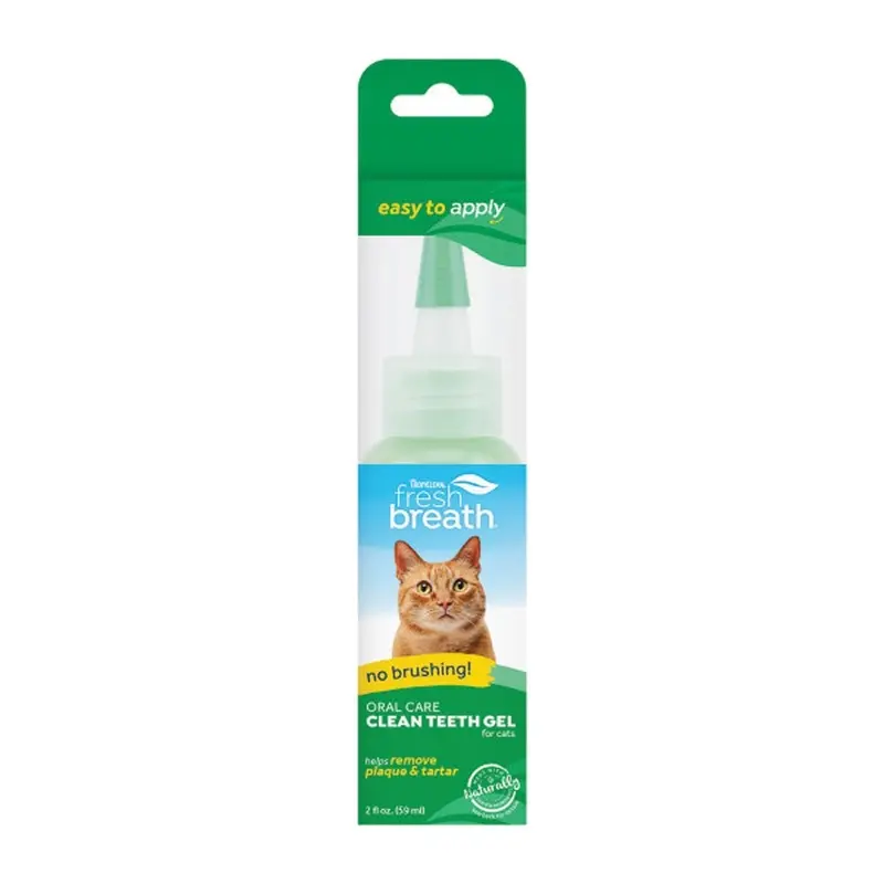 Tropiclean - Fresh Breath Teeth Gel Kit for Cats - 2 oz.