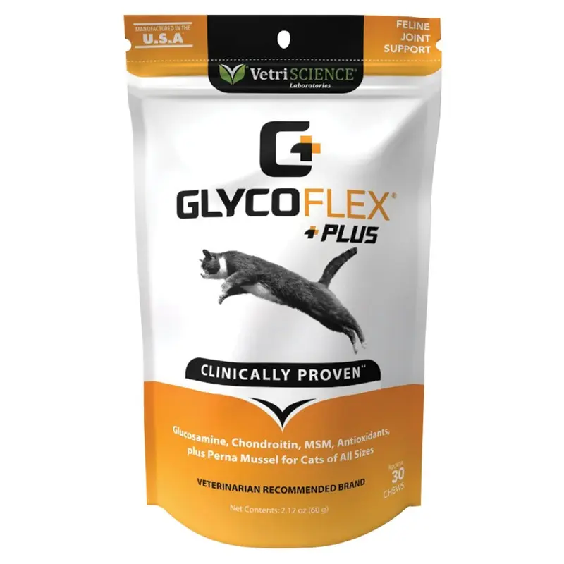 VETRI SCIENCE - GLYCOFLEX+ JOINT SUPPORT CAT CHEWS 30CT.