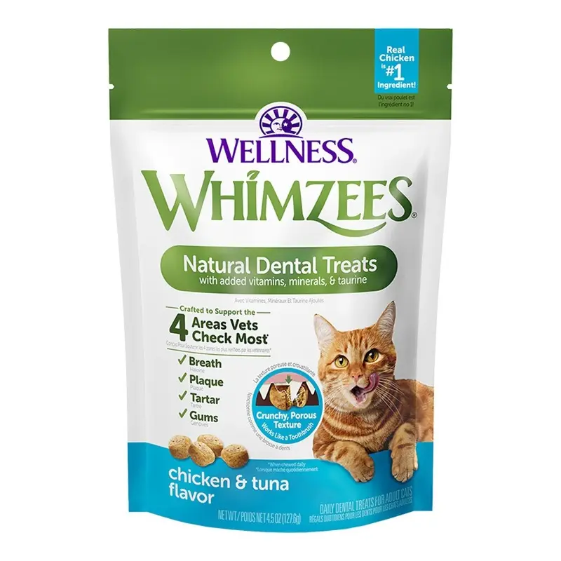 Whimzees - Chicken & Tuna Cat Dental Treat 4.5oz