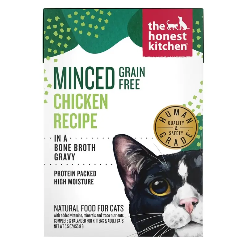Honest Kitchen Minced Chicken in Bone Broth Gravy - 5.5oz