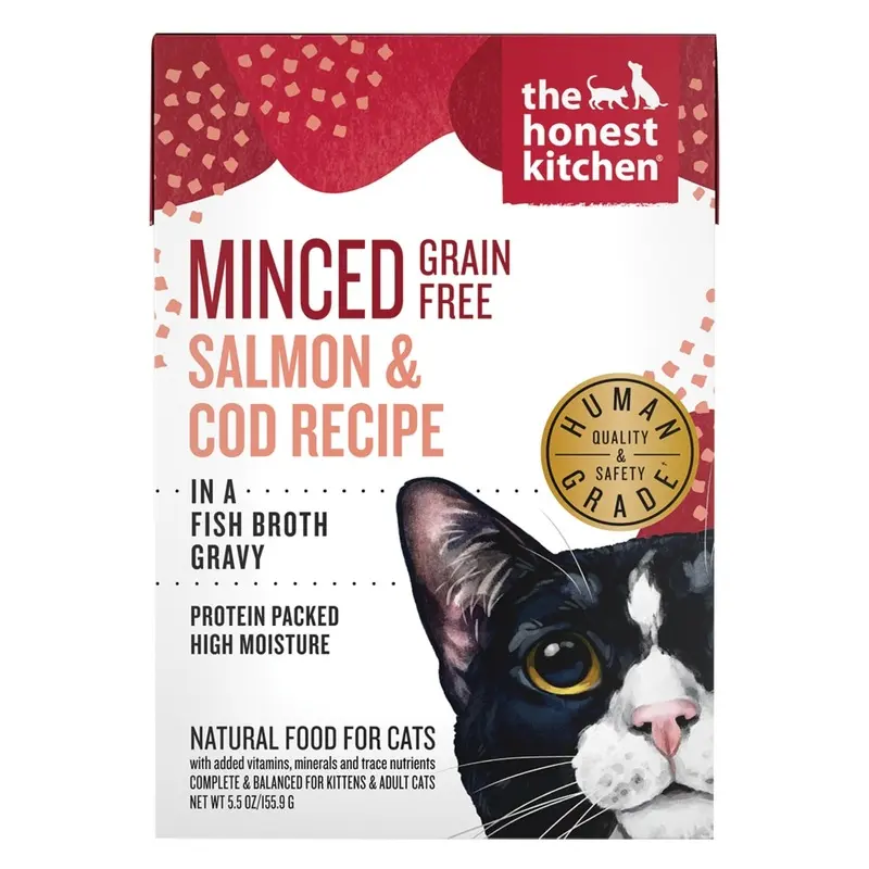 Honest Kitchen Minced Salmon & Cod in Fish Broth - 5.5oz