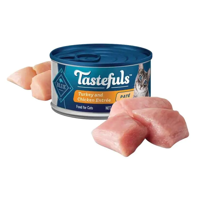 Tastefuls Turkey & Chicken Pate Cat Food - 5.5 oz