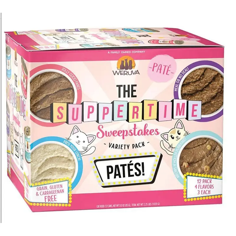 Weruva Cat Food -  Suppertime Variety Pack - 12 ct of 3 oz