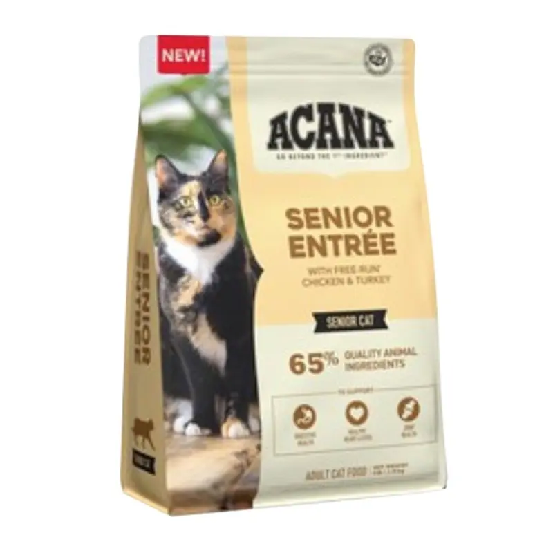 ACANA CAT FOOD - SENIOR ENTREE - CHICKEN/TURKEY - 4 LB