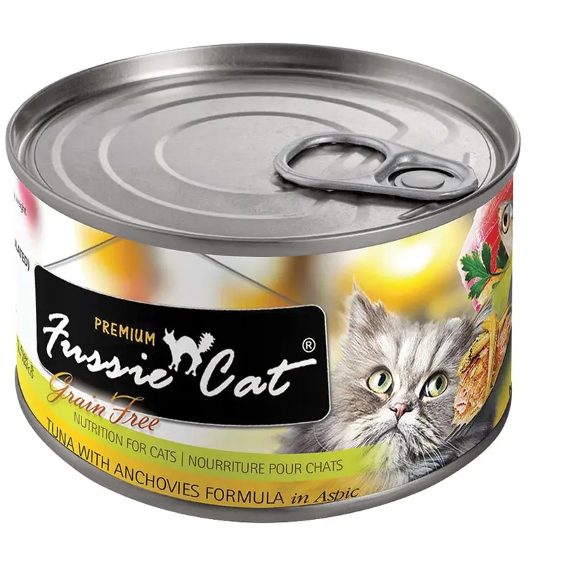 Fussie Cat Grain Free Tuna W/ Anchovie - 5.5 oz