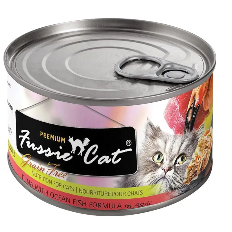 Fussie Cat Grain Free Tuna W/ Ocean Fish - 5.5 oz