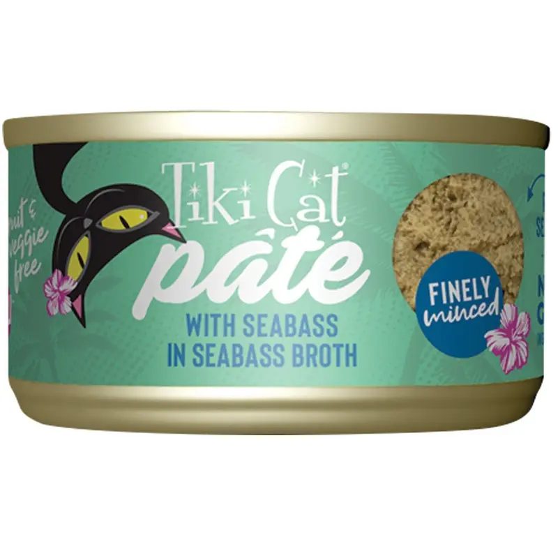 Tiki Cat Luau Pate - Seabass - 2.8 oz
