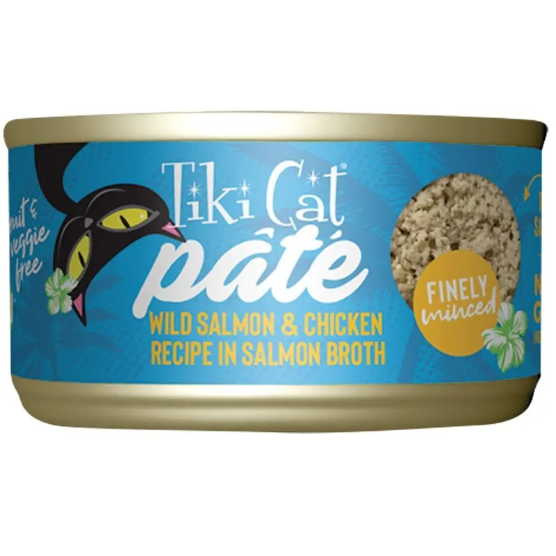 Tiki Cat Luau Pate - Wild Slmn/Chkn - 2.8 oz