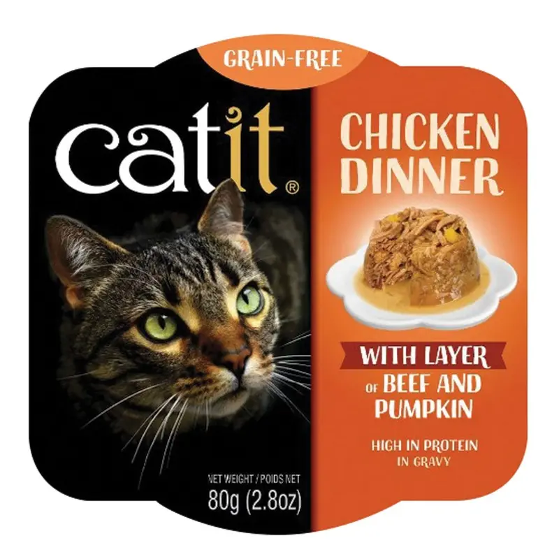 Catit - Chicken Dinner with Beef & Pumpkin 2.8oz