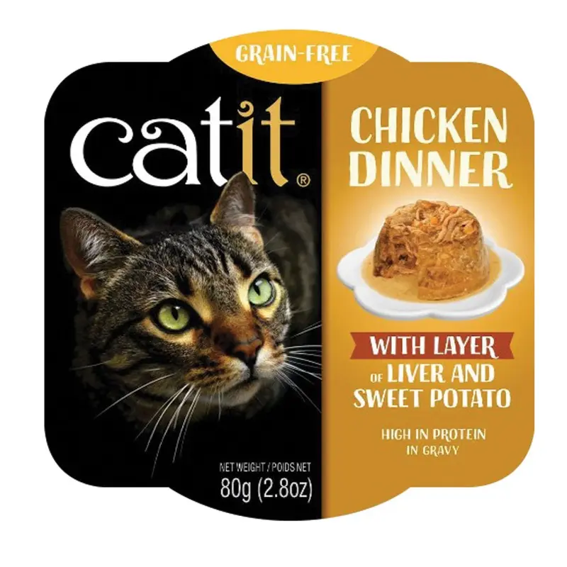 Catit - Chicken Dinner with Liver & Sweet Potato 2.8oz.