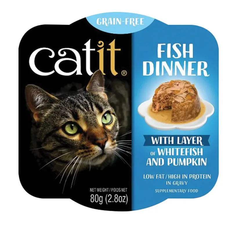 Catit - Fish Dinner with Whitefish & Pumpkin 2.8oz.