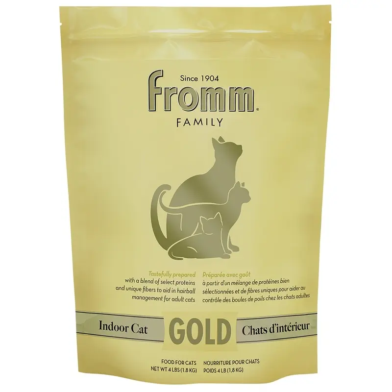 FROMM GOLD CAT FOOD - INDOOR - 4 LB