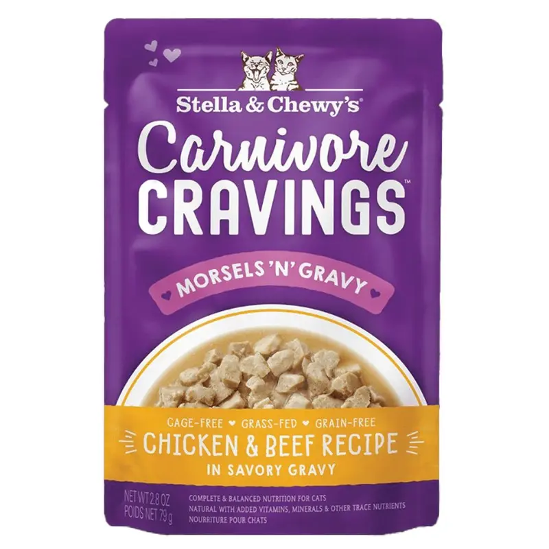 Stella & Chewy Cat Food - Carnivore Gravy - Chkn/Beef - 2.8oz