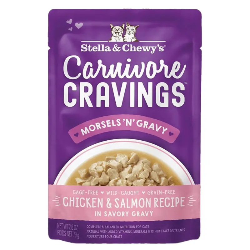 Stella & Chewy Cat Food - Carnivore Gravy - Chkn/Slmn - 2.8oz