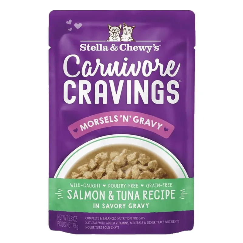 Stella & Chewy Cat Food - Carnivore Gravy - Slmn/Tuna - 2.8oz