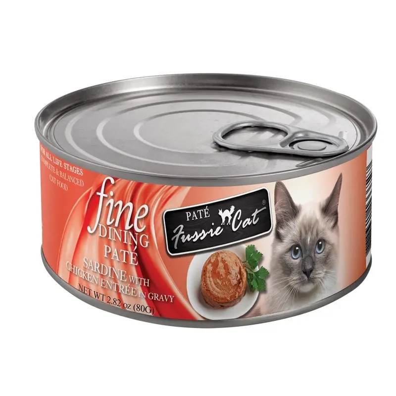 Fussie Cat - Fine Dining Pate - Sardine & Chicken - 2.82oz