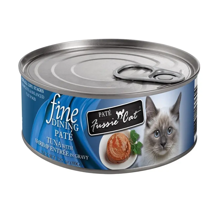 Fussie Cat - Fine Dining Pate - Tuna & Shrimp - 2.82oz