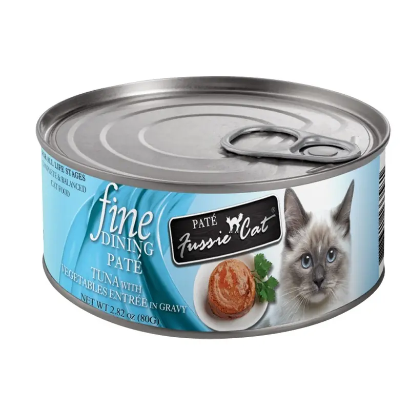 Fussie Cat - Fine Dining Pate - Tuna & Veggie - 2.82oz
