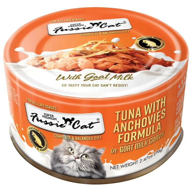 Fussie Cat - Super Premium Milk Gravy - Tuna/Anch - 2.47oz