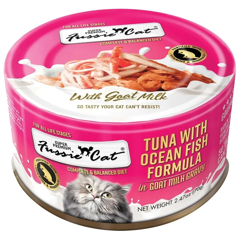 Fussie Cat - Super Premium Milk Gravy - Tuna/Ocfish - 2.47oz