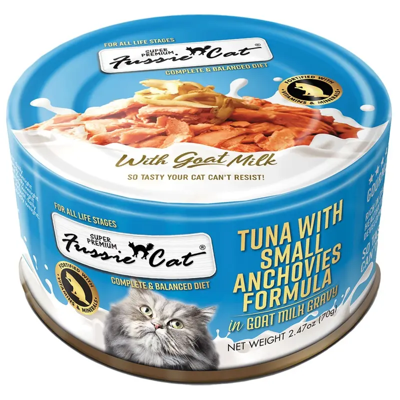Fussie Cat - Super Premium Milk Gravy - Tuna/Sm Anch - 2.47oz