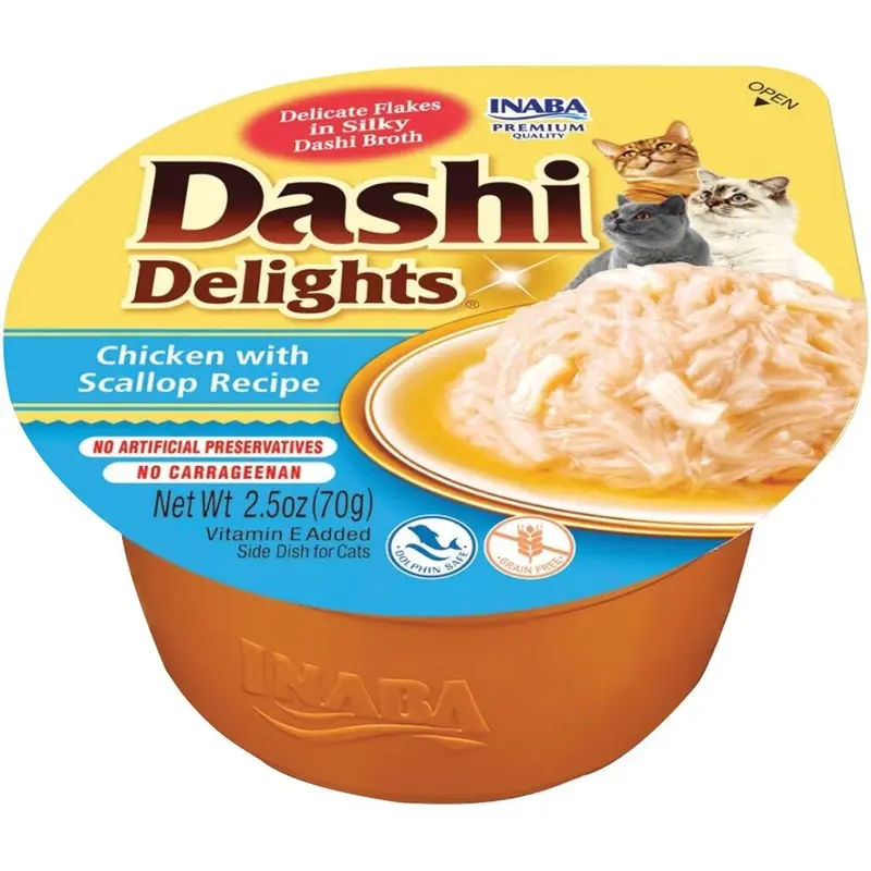 Inaba Dashi Delights - Chicken/Scallop - 2.5oz