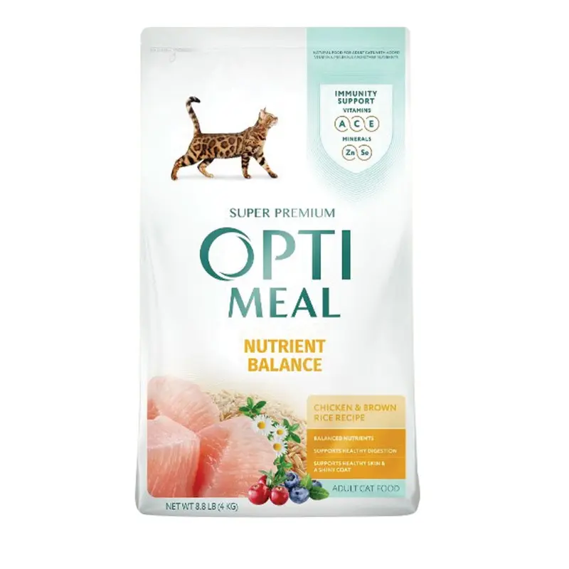 OPTIMEAL - CHICKEN & RICE CAT FOOD 3.3LB.