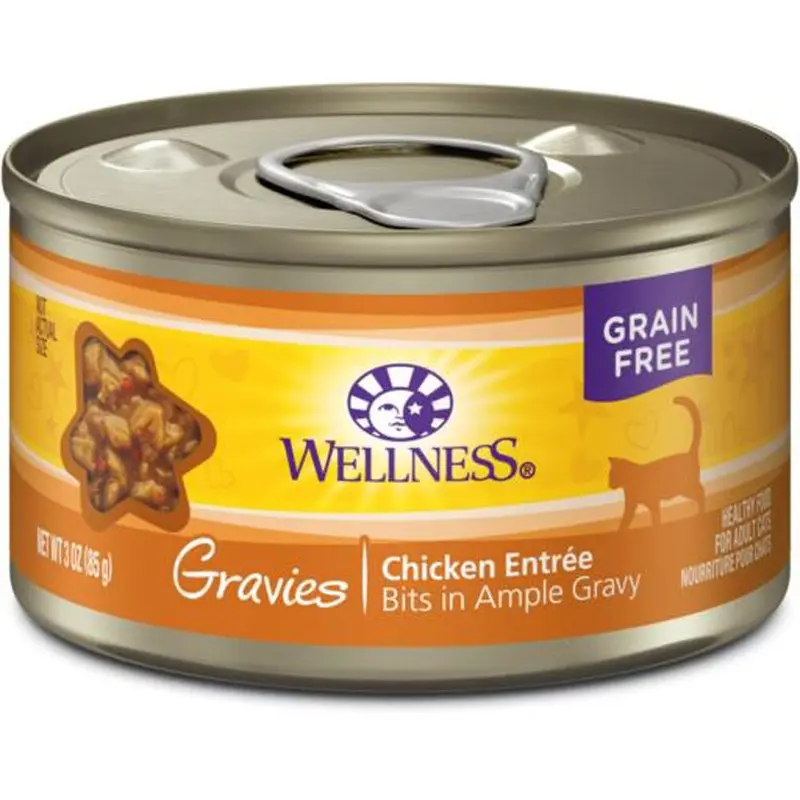 Wellness - Gravy Chicken Dinner Wet Cat Food 3oz.