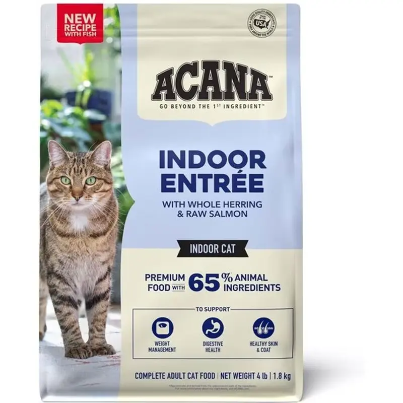 ACANA - INDOOR ENTREE FISH CAT FOOD 4LB.