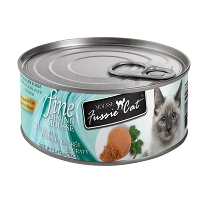 Fussie Cat - Fine Dining Mousse - Tuna & Pmkn - 2.47oz
