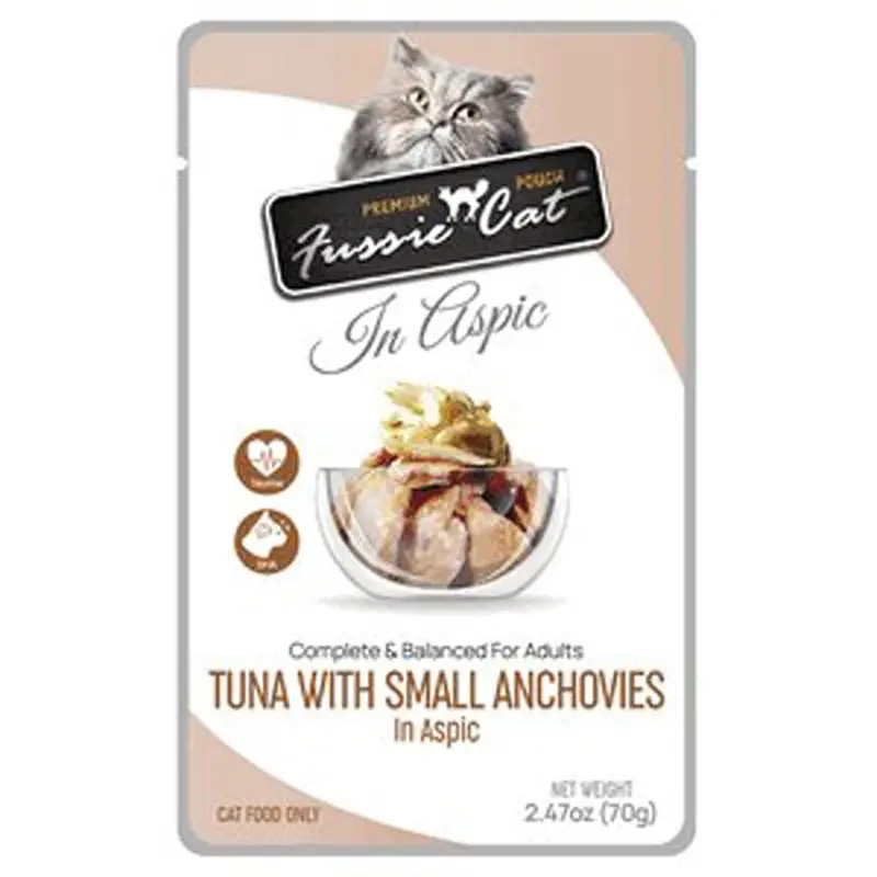 Fussie Cat - Premium Pouch - Tuna & Anchovies - 2.47oz
