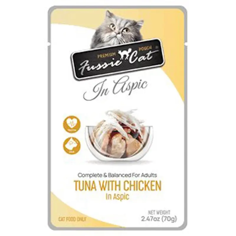 Fussie Cat - Premium Pouch - Tuna & Chicken - 2.47oz