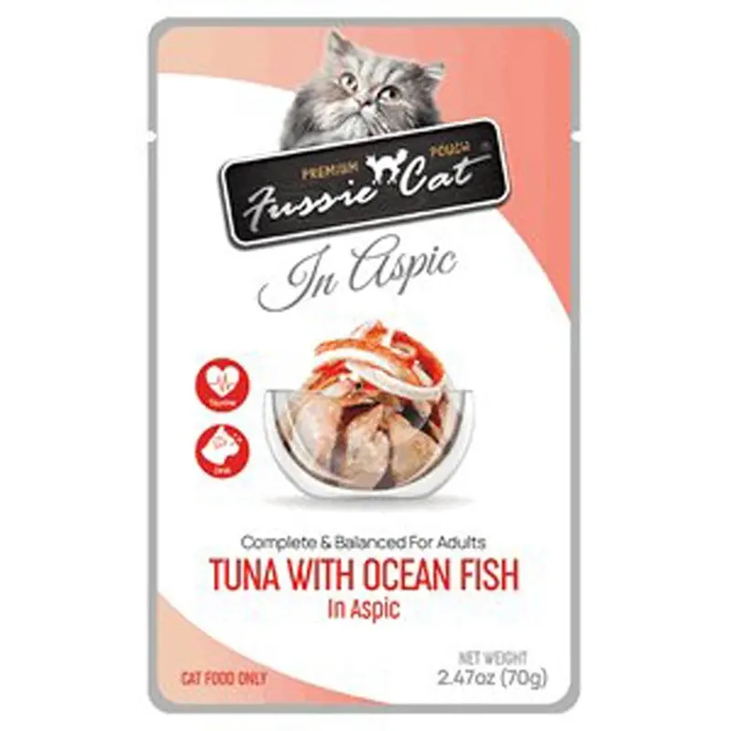 Fussie Cat - Premium Pouch - Tuna & Oceanfish - 2.47oz