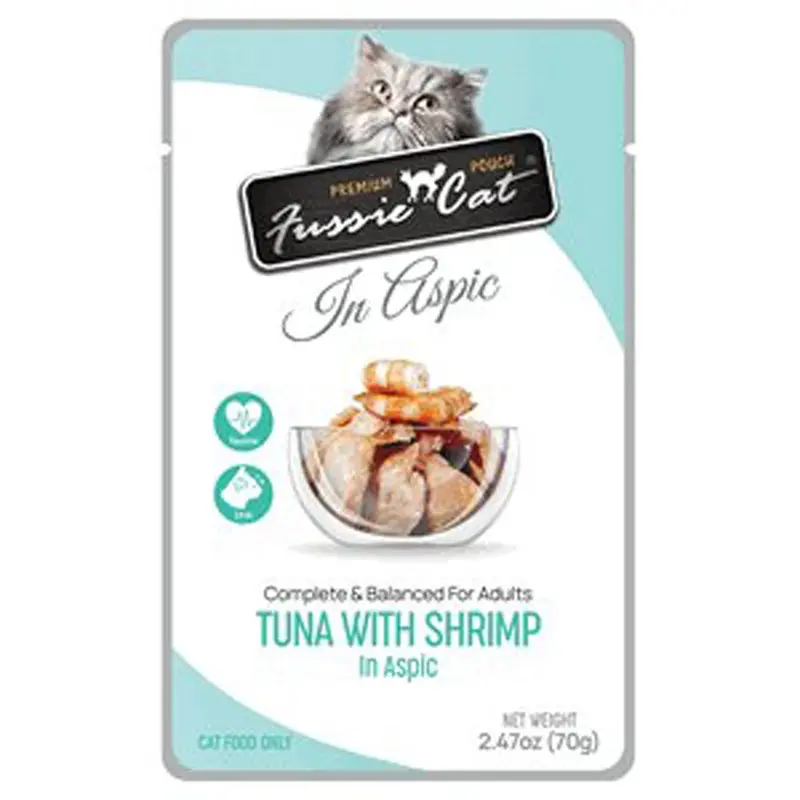 Fussie Cat - Premium Pouch - Tuna & Shrimp - 2.47oz