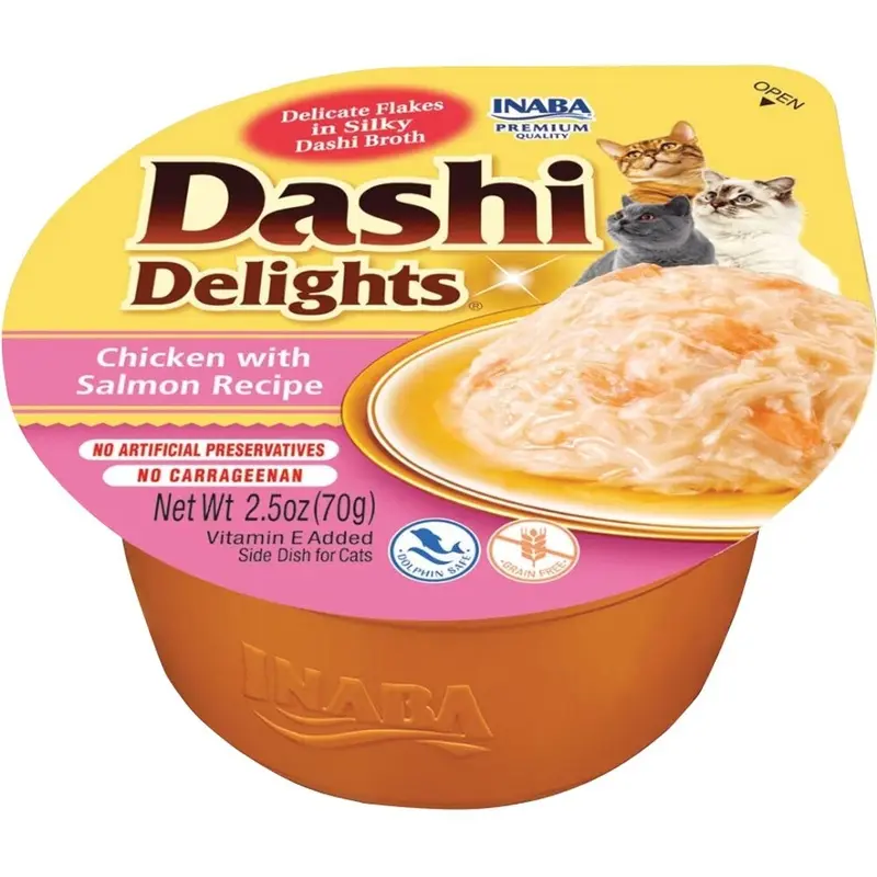 Inaba Dashi Delights - Chicken/Salmon - 2.5oz