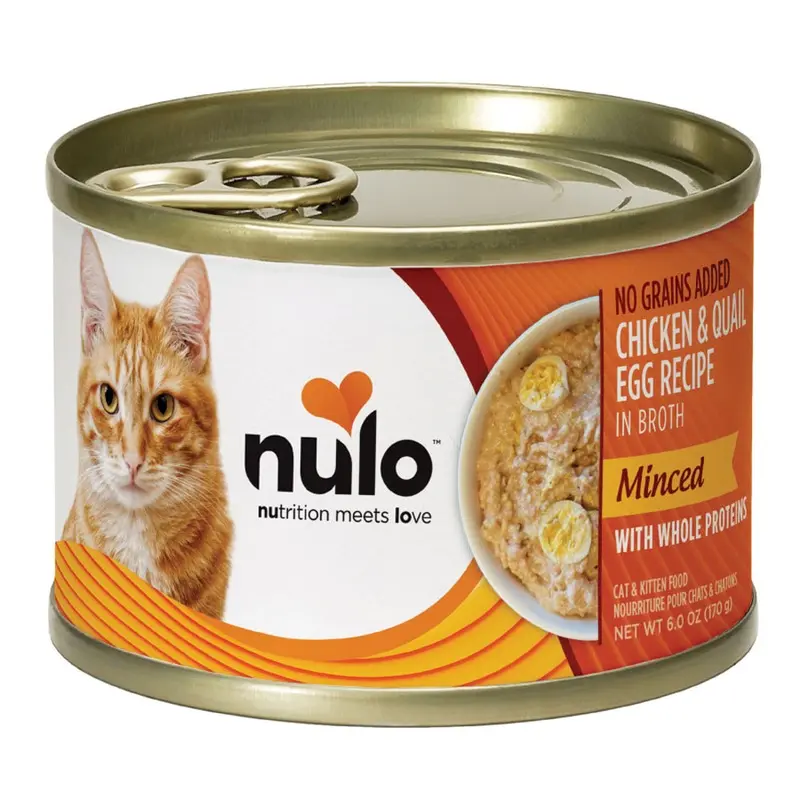 Nulo - Minced Chicken & Quail Egg Cat Food 6oz