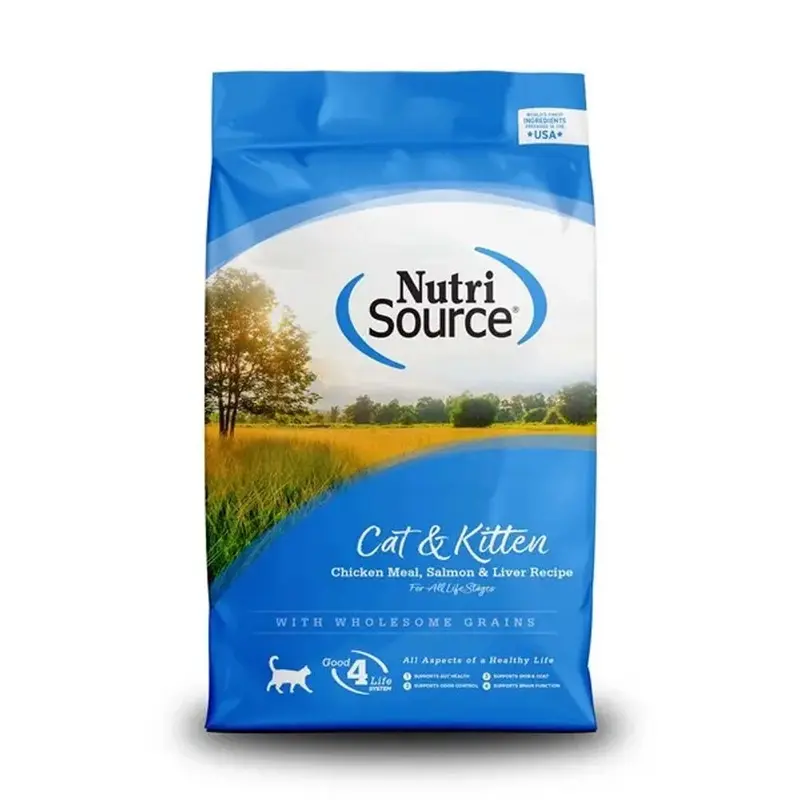 NUTRISOURCE - CHICKEN, SALMON & LIVER CAT/KITTEN 12LB